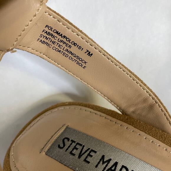 Steve Madden Poloma Espadrille Sandal in Tan 7 M - Picture 7 of 7